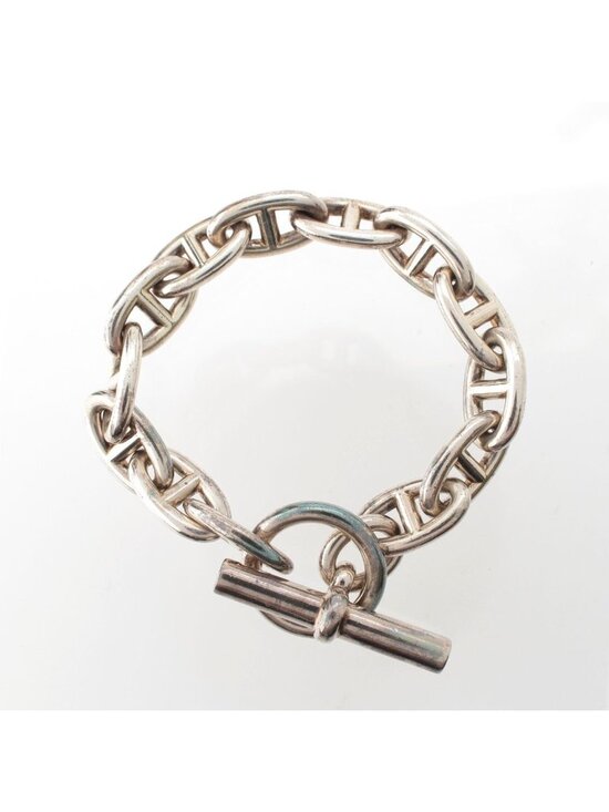 Hermes Jewelry - ★SOLD★ Hermes Chaine D'ancre GM Bracelet Bangle 925 Sterling Silver